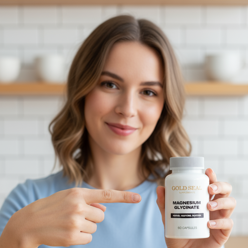 Pure Magnesium Glycinate (4-Pack + 1 Free)